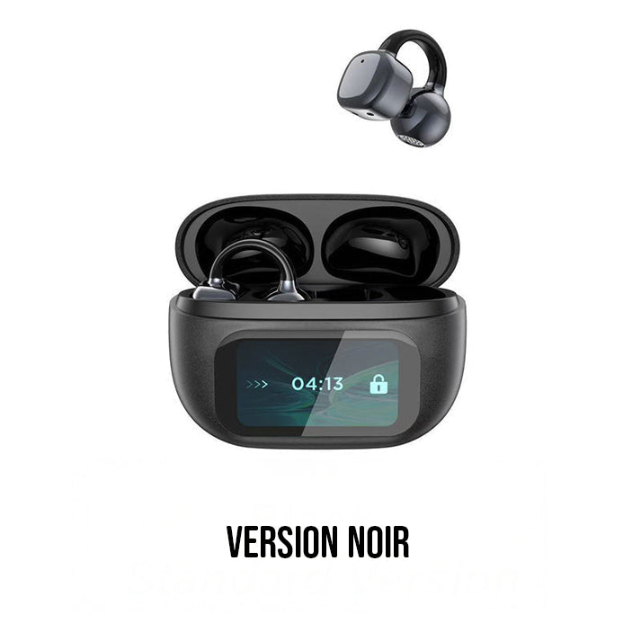 🎧 Écouteur intelligent avec écran couleur et fonction de traduction — Clip d’oreille 🎧