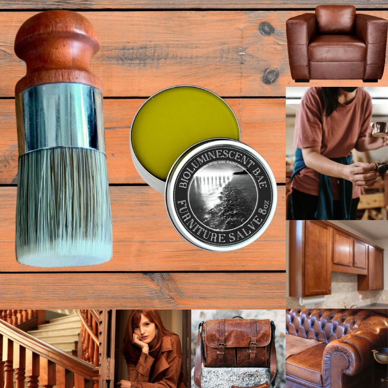Crème de cire et brosse pour meubles Wise Owl