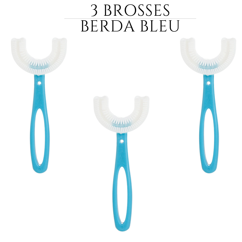 PACK DE 3 BROSSES À DENTS POUR ENFANTS - QUEBECOOL™