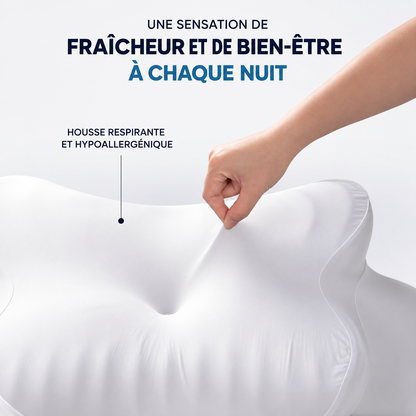 NuvaRest™ 3.0 – Oreiller Ergonomique Cervical Rafraîchissant