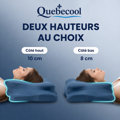 NuvaRest™ 3.0 – Oreiller Ergonomique Cervical Rafraîchissant
