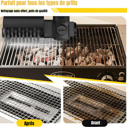 GrillX™ – Nettoyeur Électrique Haute Puissance pour Grilles.