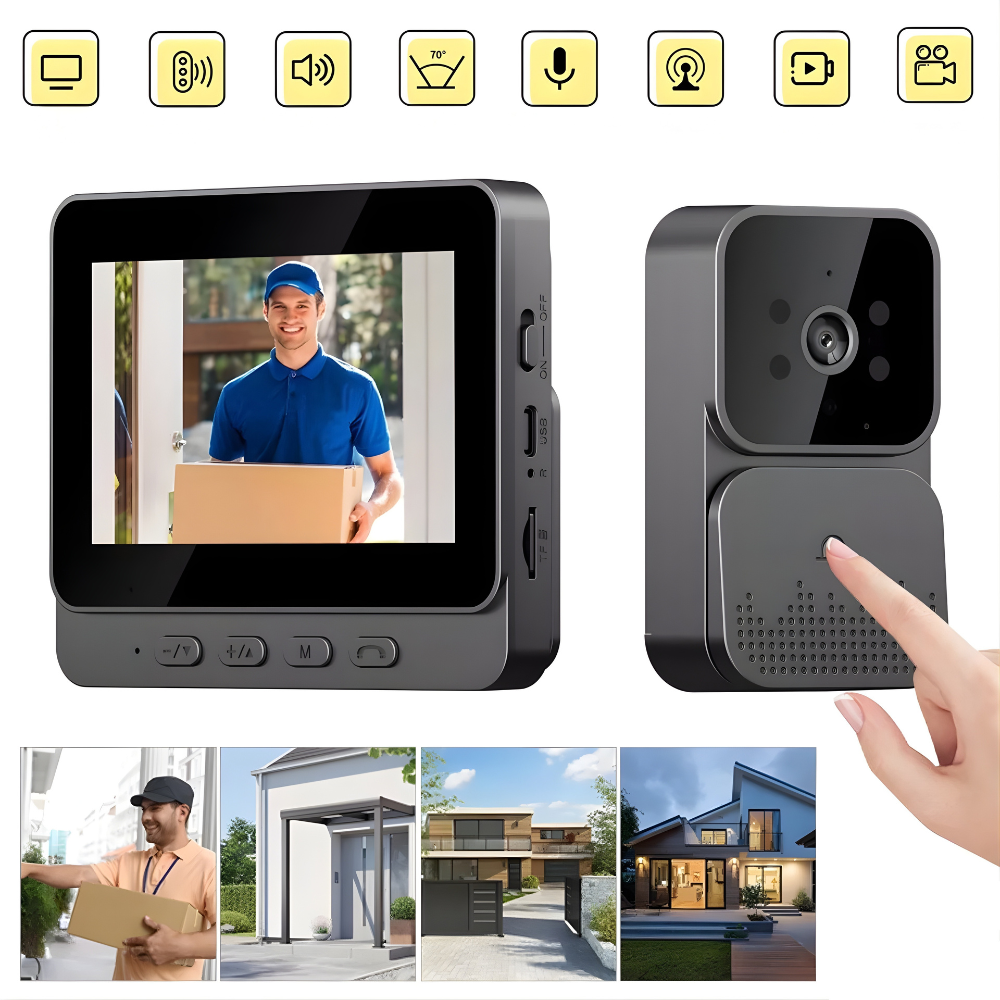 VigiDoor™ – Sonnette Vidéo de Surveillance Intelligente