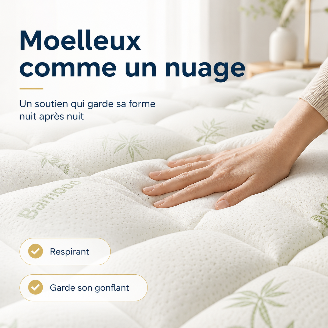 NuageBoréal™ — Surmatelas Confort