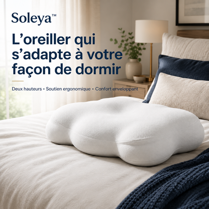 Soleya™ — Oreiller Ergonomique Confort & Alignement