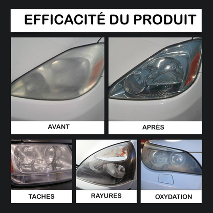ClairLumi™ – Liquide de réparation pour phares de voiture