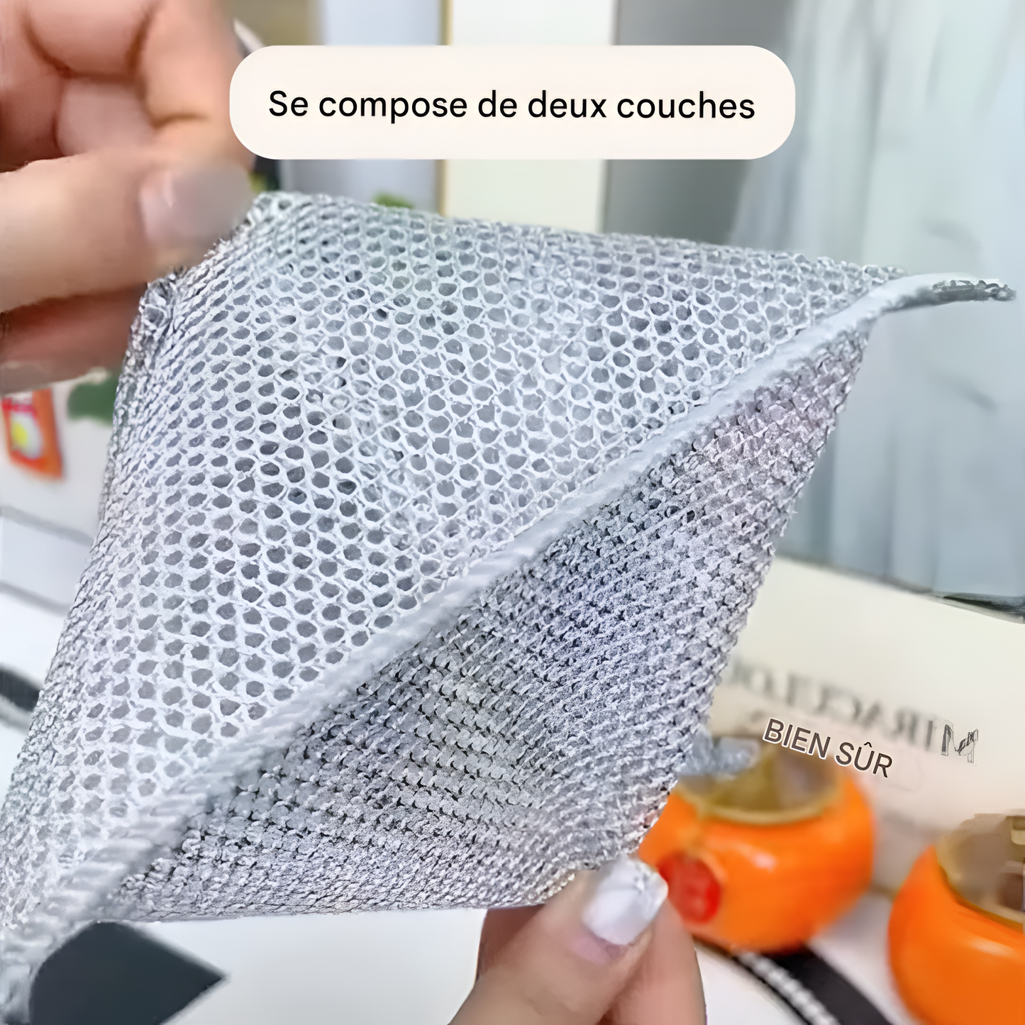 ÉcoBrill™ – Lingette Réutilisable Anti-Rayure & Écologique