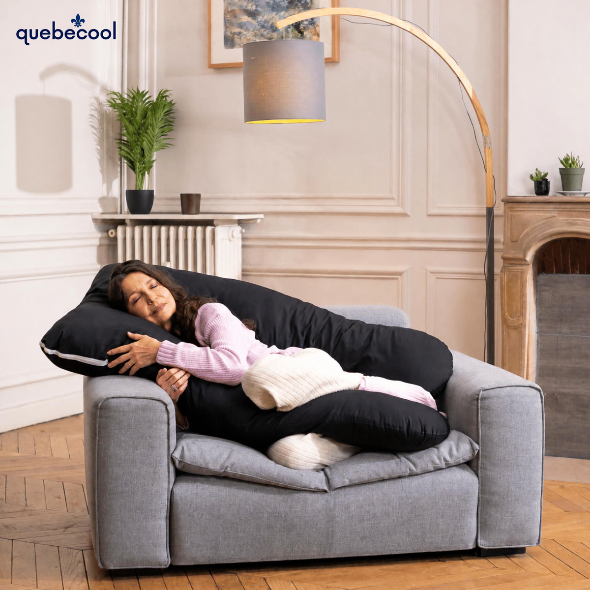 Le Colleux - Coussin de Corps en U Ergonomique XXL
