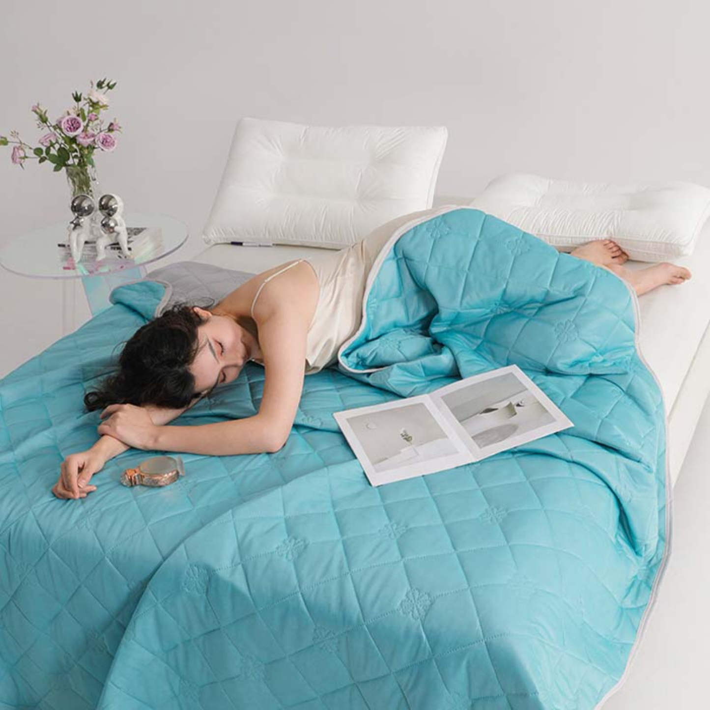 Couette Fraîcheur SilkAir™ | Dormez au frais toute la nuit.