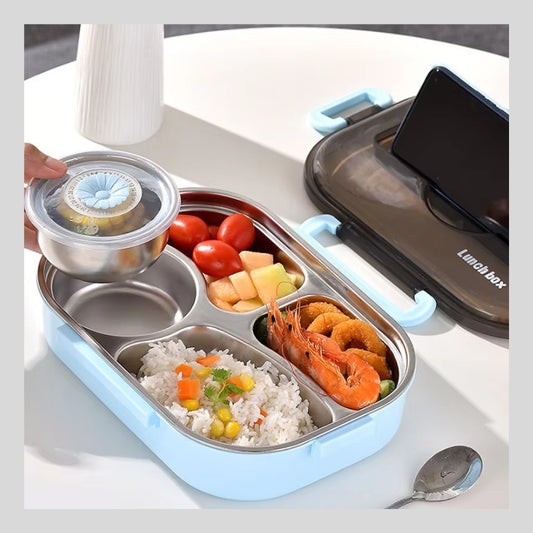 Boîte à lunch étanche en acier inoxydable