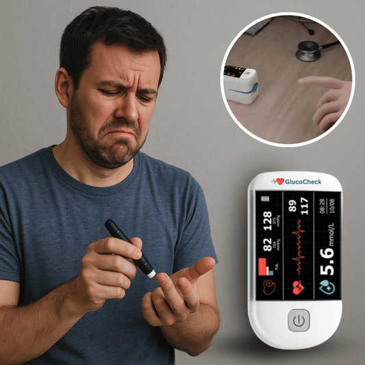 GlucoCheck™ — Mesure ta glycémie en 5 secondes, sans piqûre