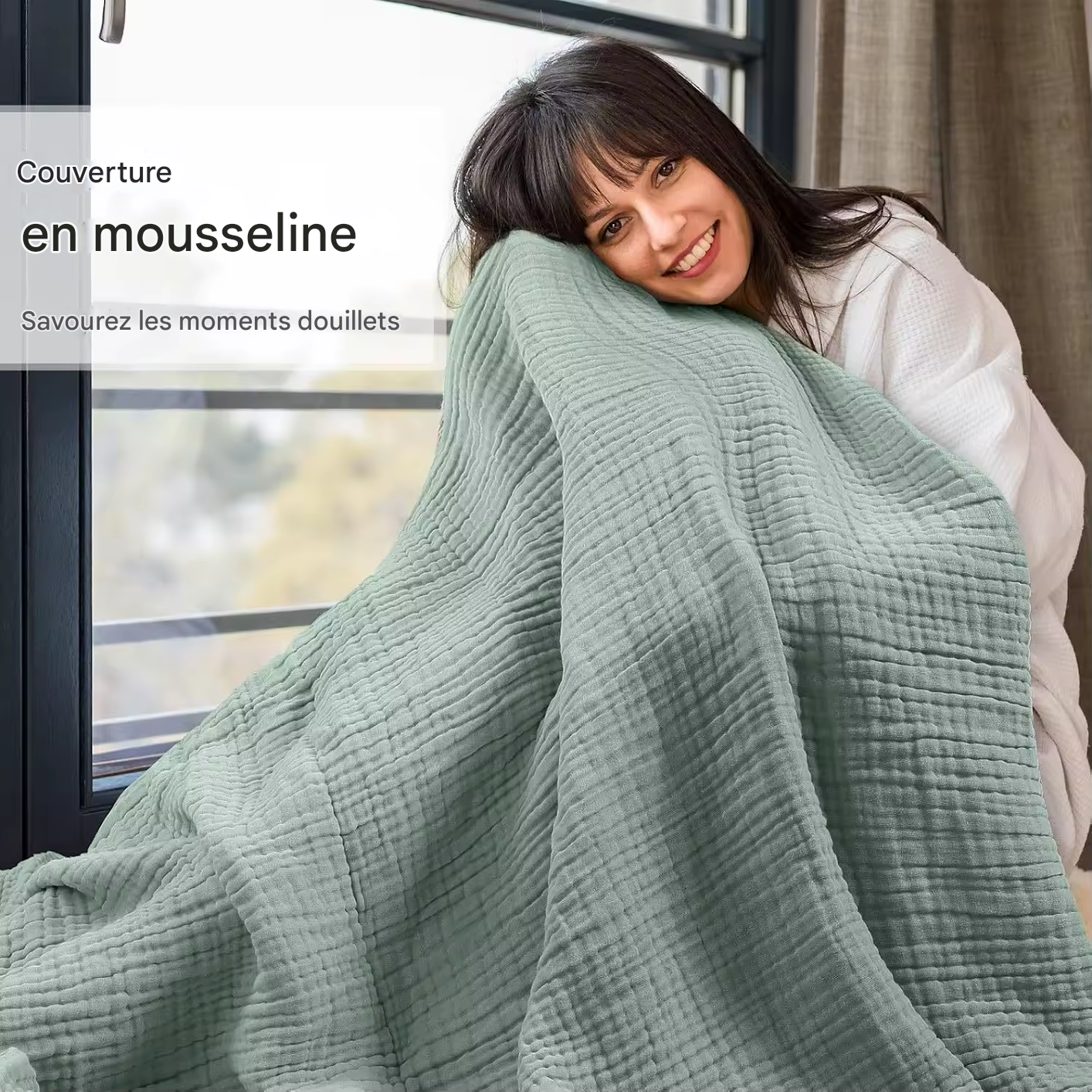 P’titCocon™-Couverture en Mousseline Ultra-Douce
