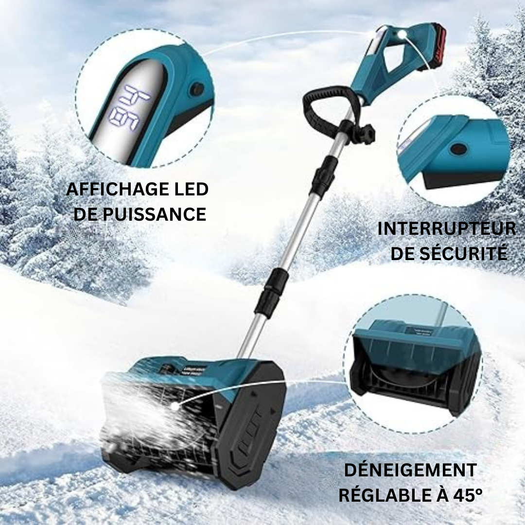 NordClear™ Pro – Déneigeuse Sans Fil Ultra-Légère
