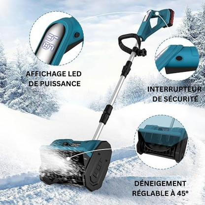 NordClear™ Pro – Déneigeuse Sans Fil Ultra-Légère