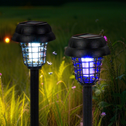 LumiZap Pro — Lampe Solaire Anti-Moustiques 2-en-1