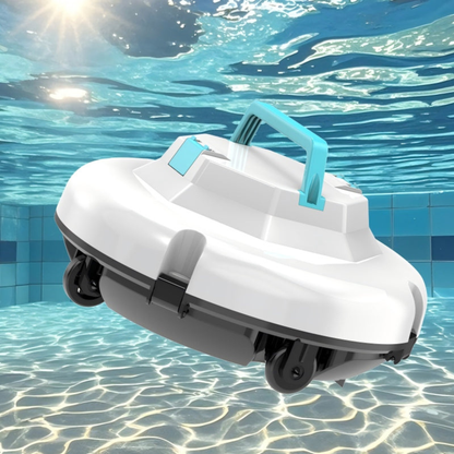Robot Nettoyeur de Piscine Sans Fil AquaGenie Pro – Aspiration Puissante.