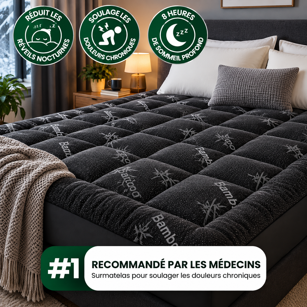 NuageBoréal™ — Surmatelas Confort