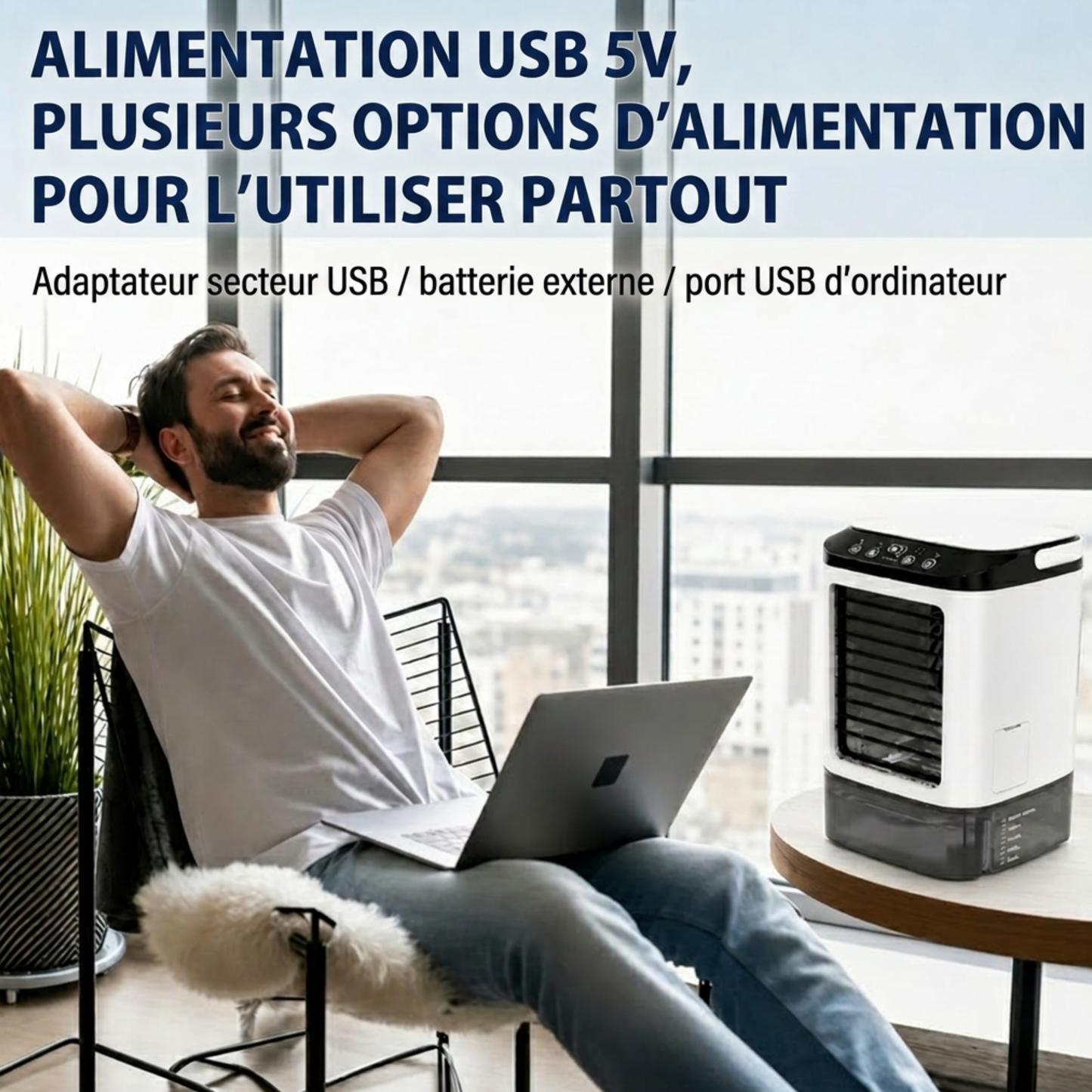 Boréa ClimaPro 2-en-1 — Climatiseur & Chauffage Portable Silencieux