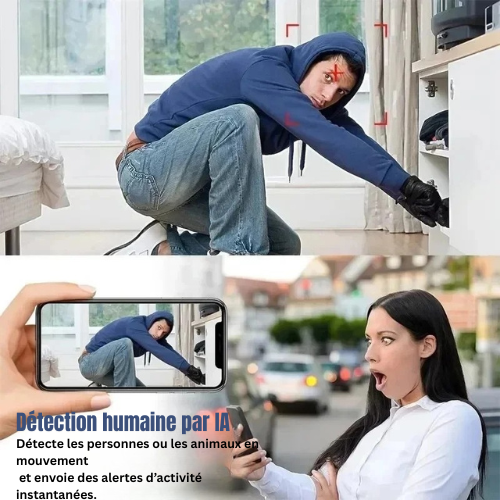 SentraView™ – Caméra Mini Sécurité Ultra Discrète 4K