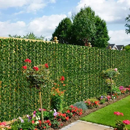 Clôture de confidentialité extensible en faux bois