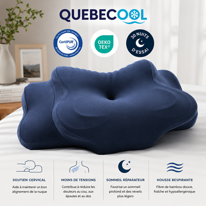 NuvaRest™ 3.0 – Oreiller Ergonomique Cervical Rafraîchissant