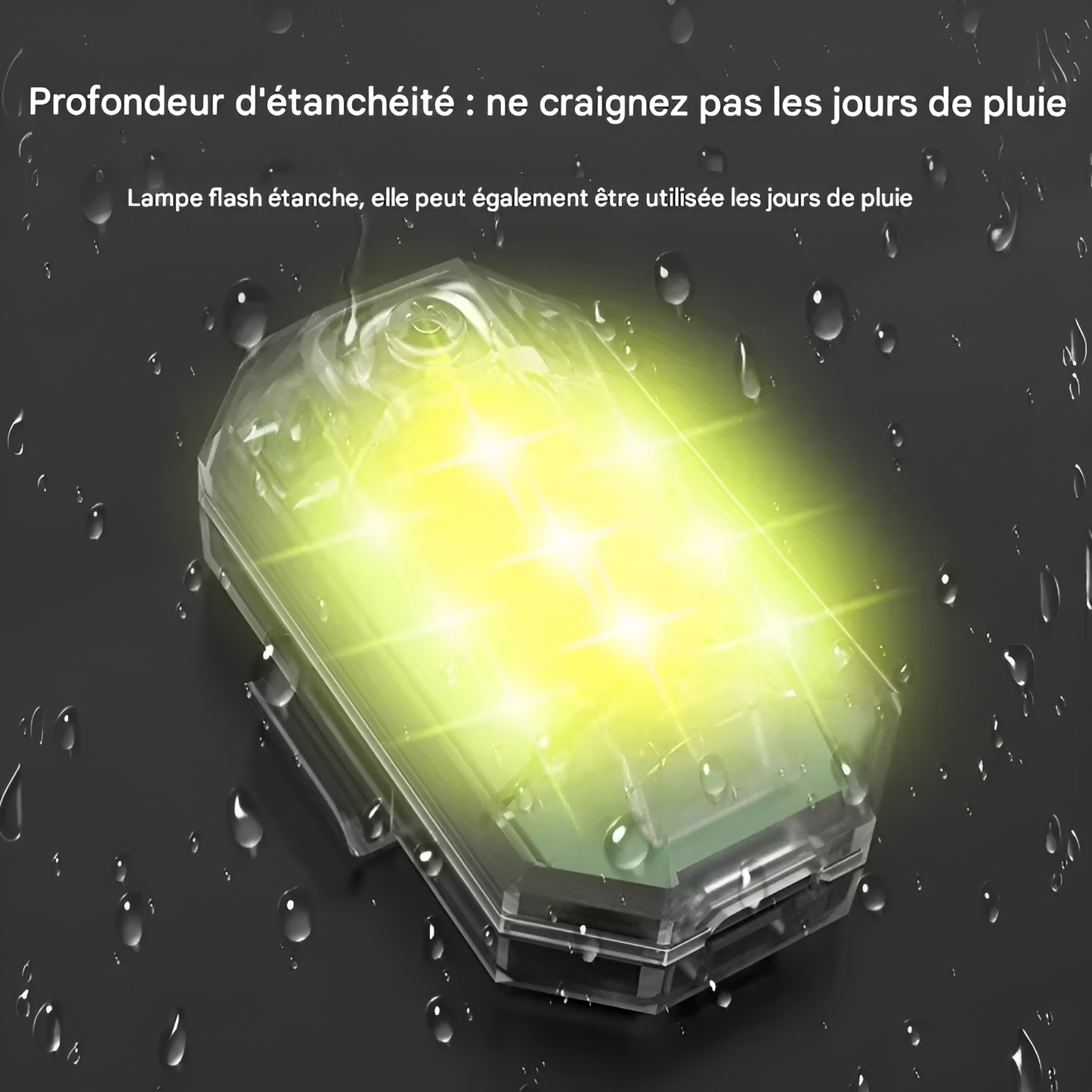 Lumière Stroboscopique LED 7 Modes – Performance et visibilité maximale