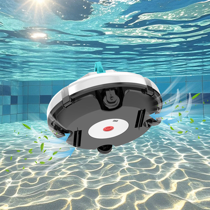 Robot Nettoyeur de Piscine Sans Fil AquaGenie Pro – Aspiration Puissante.