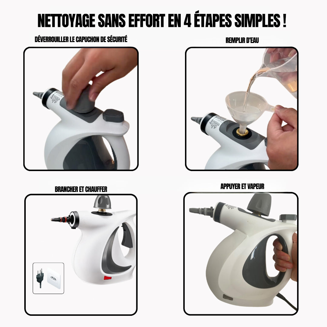 Nettoyeur vapeur portable à main