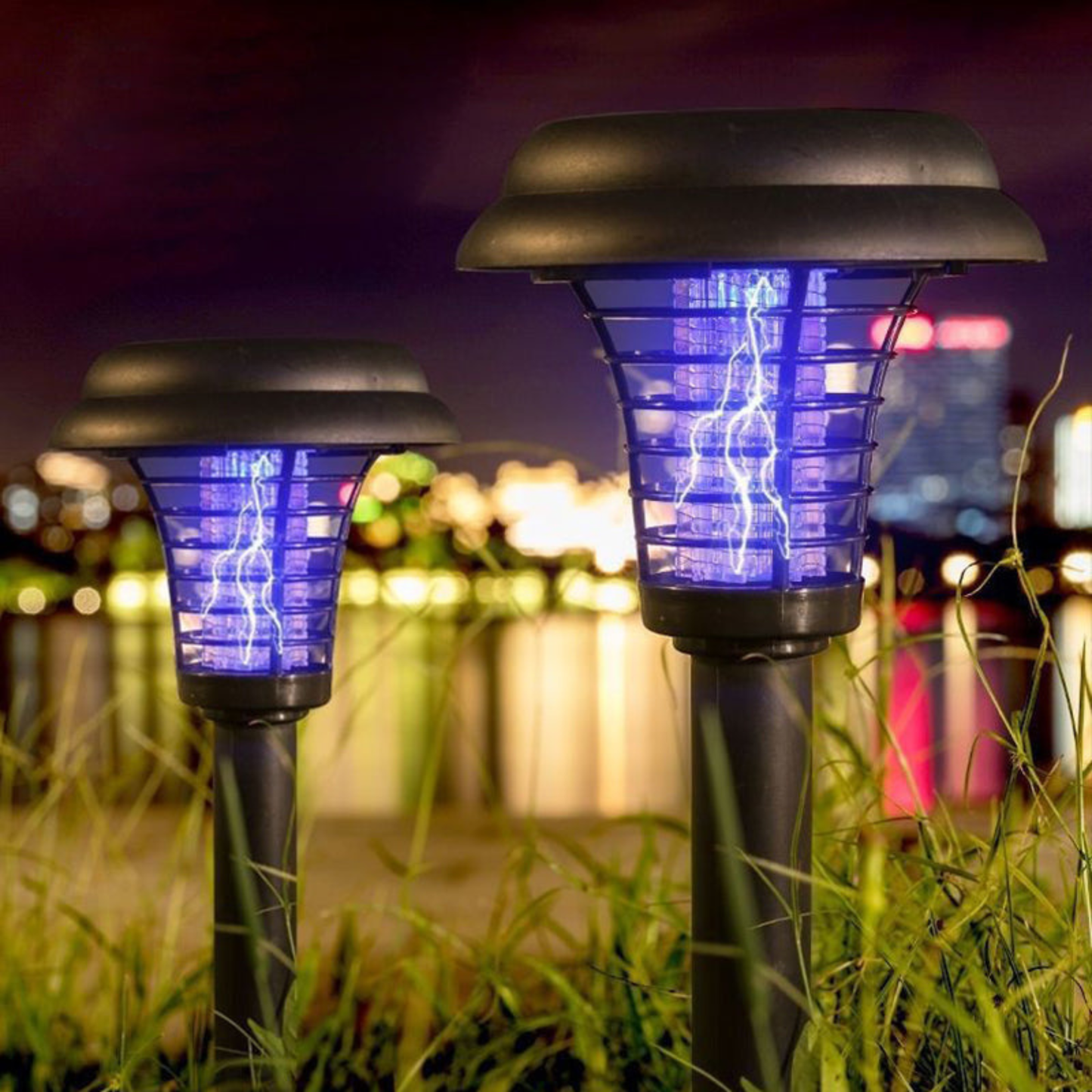 LumiZap Pro — Lampe Solaire Anti-Moustiques 2-en-1
