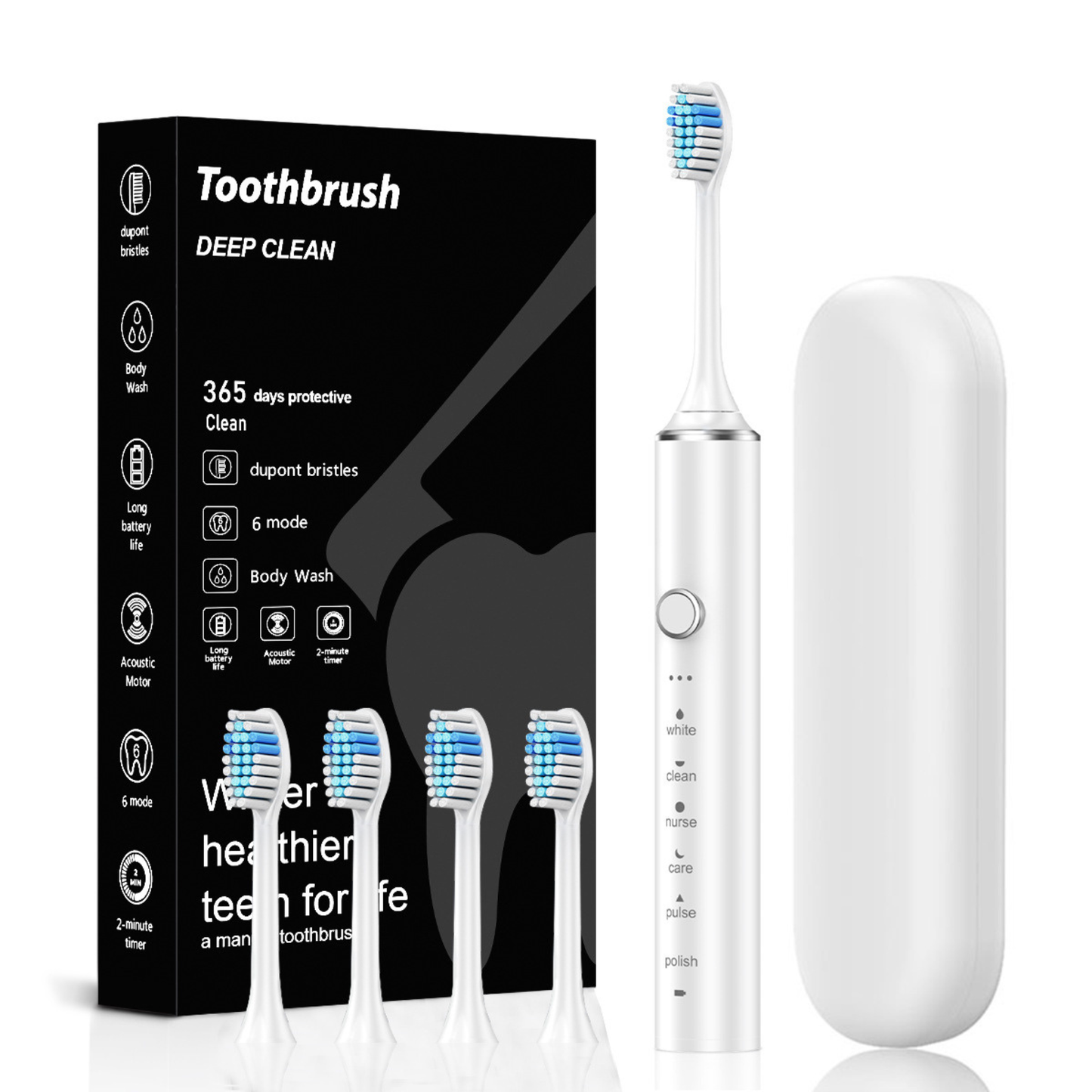 Sorriso SonicPro X1 | Brosse à Dents Sonique — Dents Blanches en 14 Jours.
