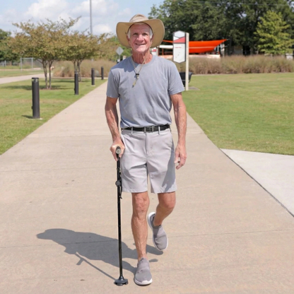 Canne ErgoFlex Pro — Base 360° Stabilité Totale.