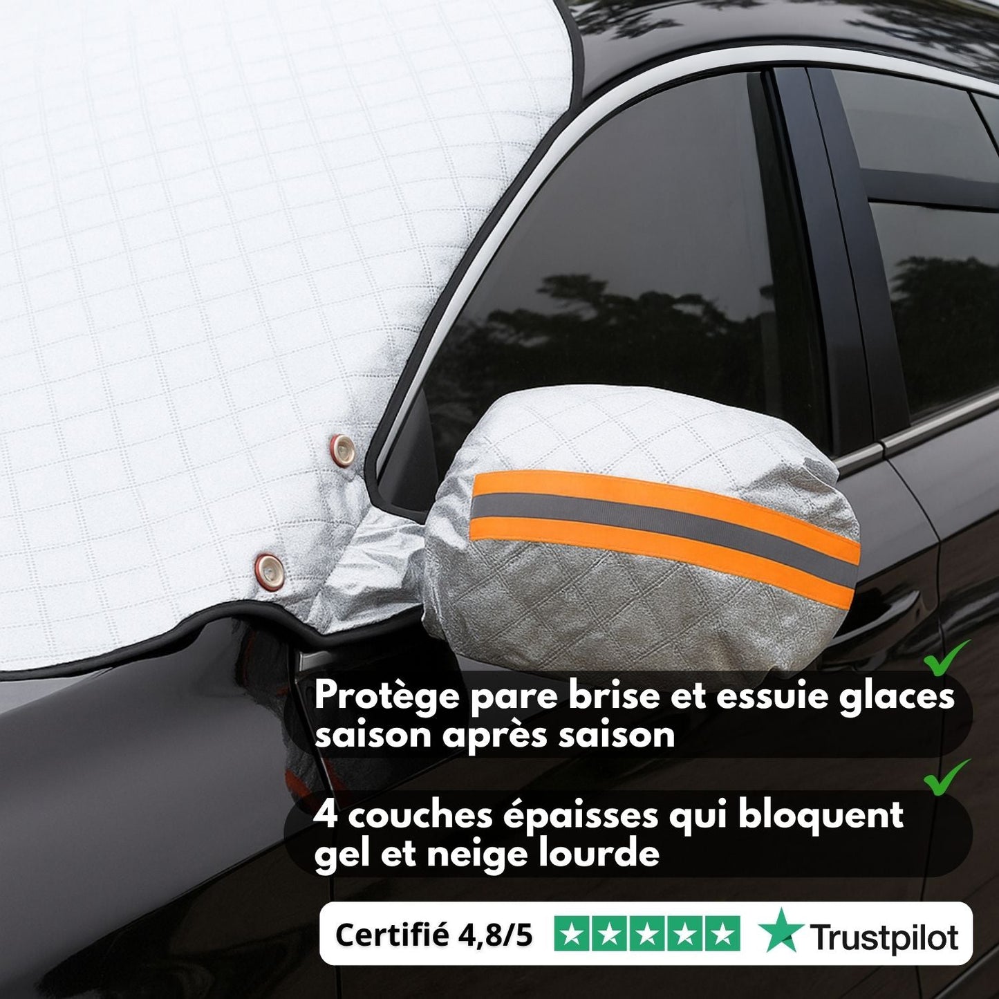 Juste de pare-brise magnétique