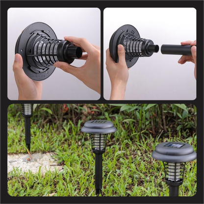 LumiZap Pro — Lampe Solaire Anti-Moustiques 2-en-1