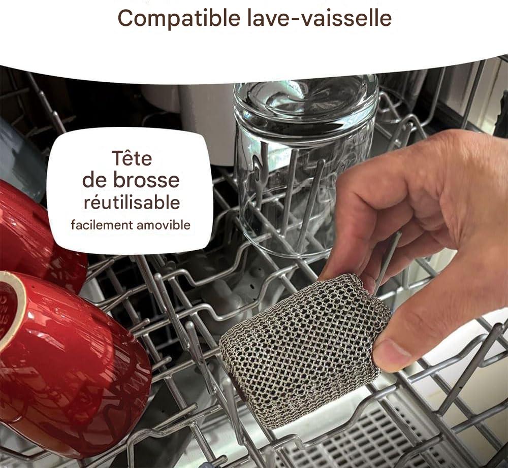 NettoyeurGrill™- Nettoyeur de Grille Électrique Sans Fil et Sans Poils