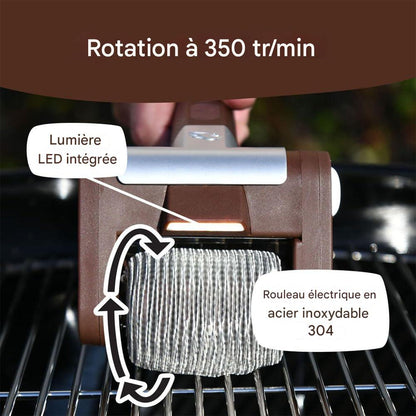 NettoyeurGrill™- Nettoyeur de Grille Électrique Sans Fil et Sans Poils