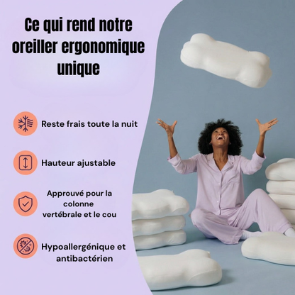 Oreiller SomniX Pro — Soulagement Instantané Dès La Première Nuit