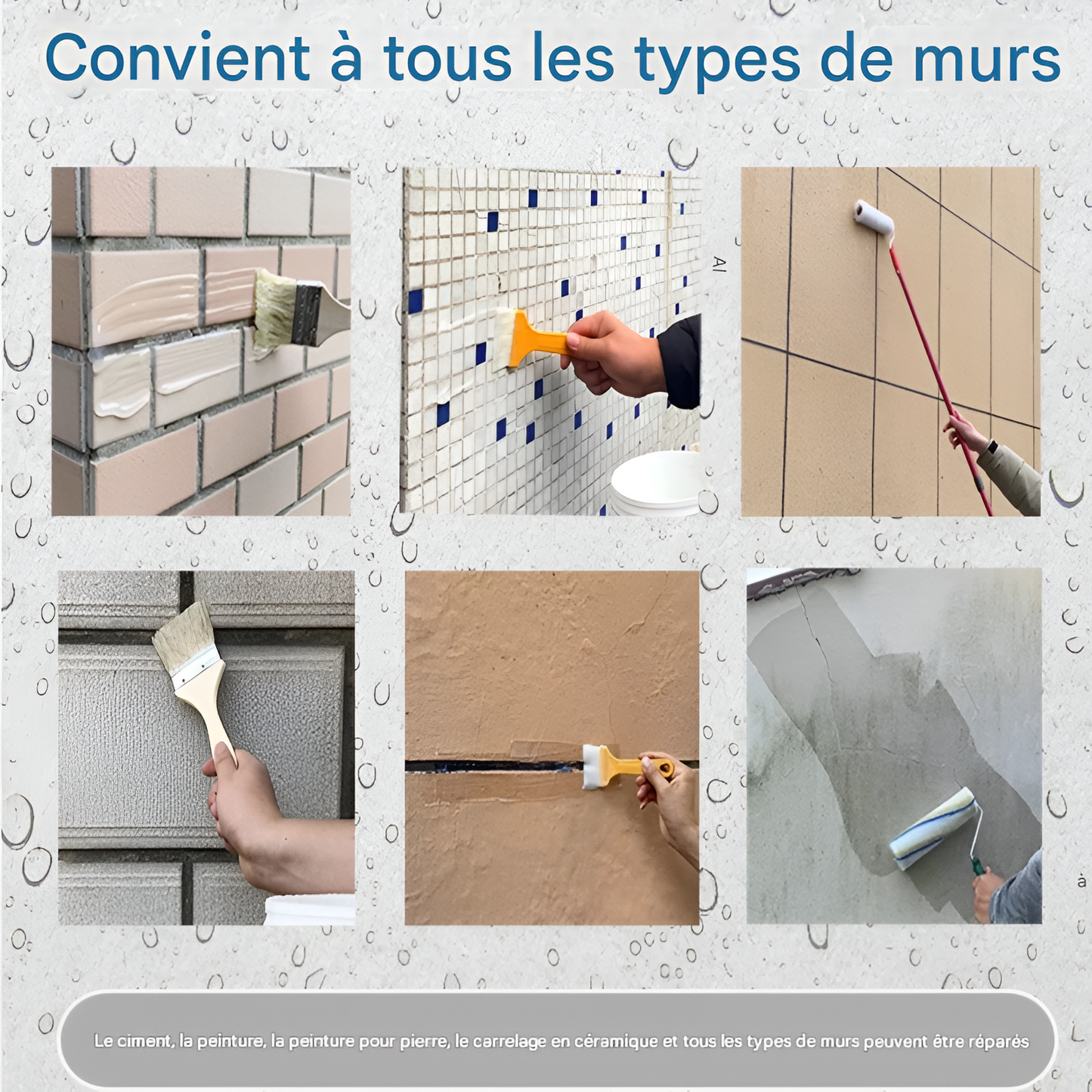 AquaSeal™ – Colle Imperméabilisante Transparente et Durable