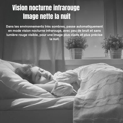 SentraView™ – Caméra Mini Sécurité Ultra Discrète 4K