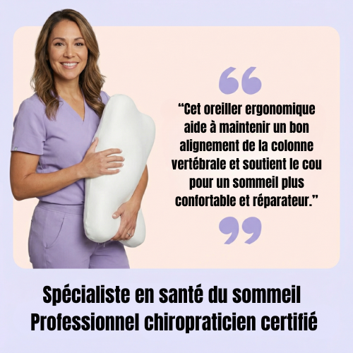 Oreiller SomniX Pro — Soulagement Instantané Dès La Première Nuit