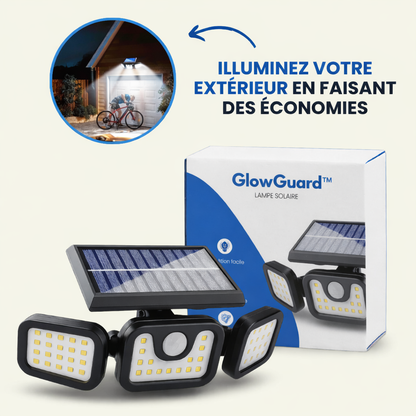 GlowGuard™ – Lampe Solaire Extérieure à Capteur Intelligent.