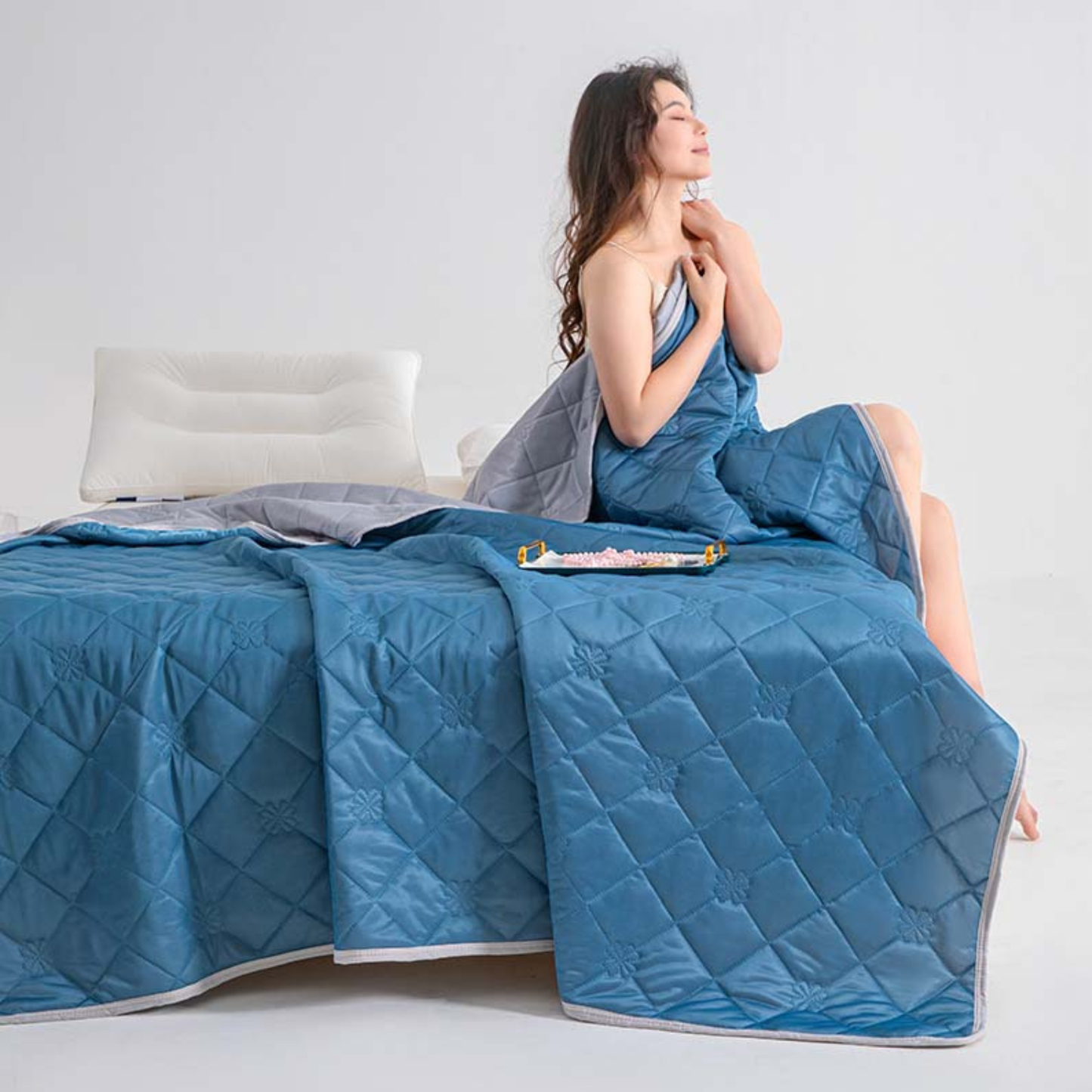 Couette Fraîcheur SilkAir™ | Dormez au frais toute la nuit.