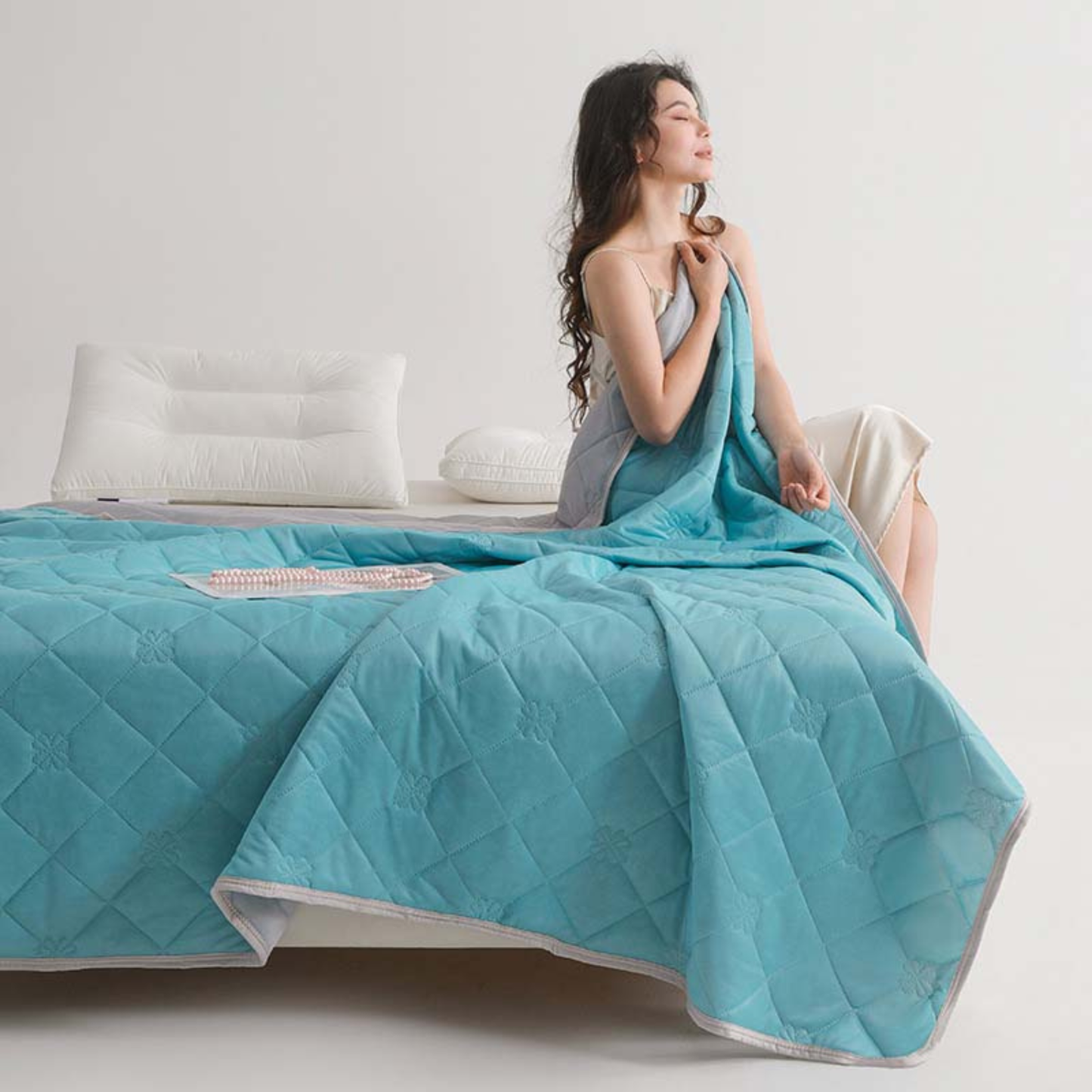 Couette Fraîcheur SilkAir™ | Dormez au frais toute la nuit.