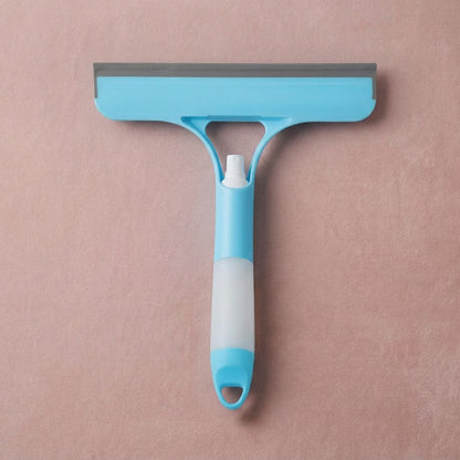 NettoVitre Pro — Grattoir Nettoyant 3-en-1 — Vaporisateur · Brosse · Raclette