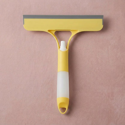 NettoVitre Pro — Grattoir Nettoyant 3-en-1 — Vaporisateur · Brosse · Raclette