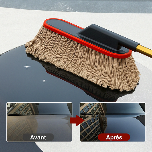 Plumeau télescopique pour voiture