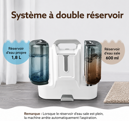 PureNest™ – Shampouineuse Portative Multi-Surfaces 600W