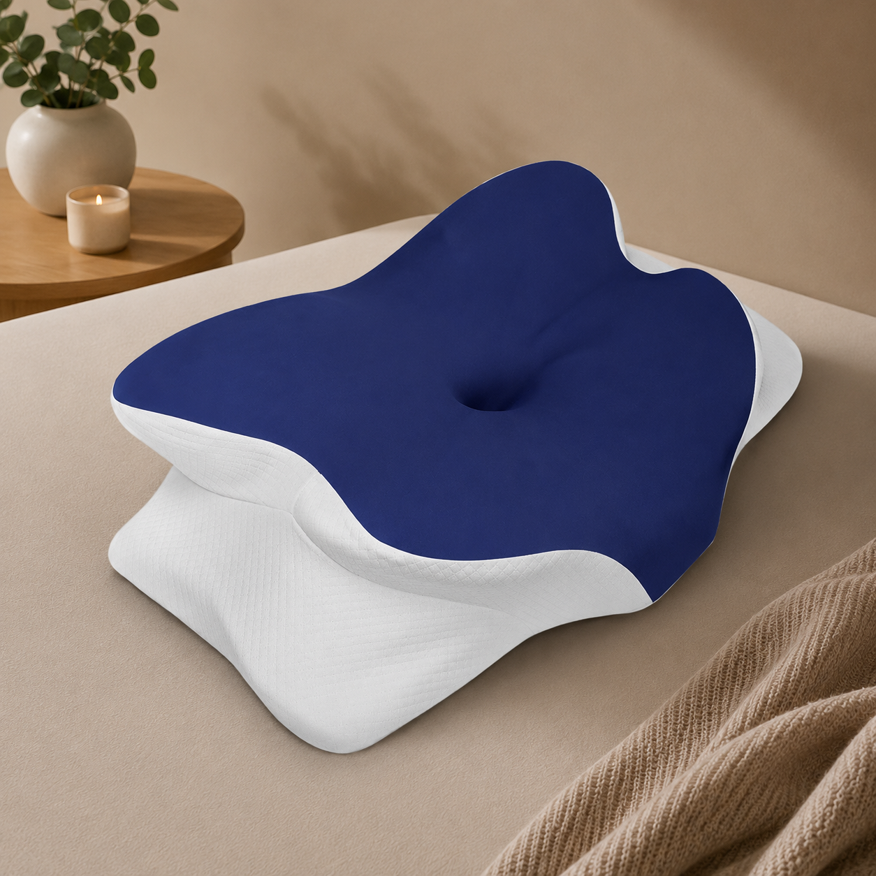 NuvaRest™ – Oreiller Ergonomique Cervical Rafraîchissant