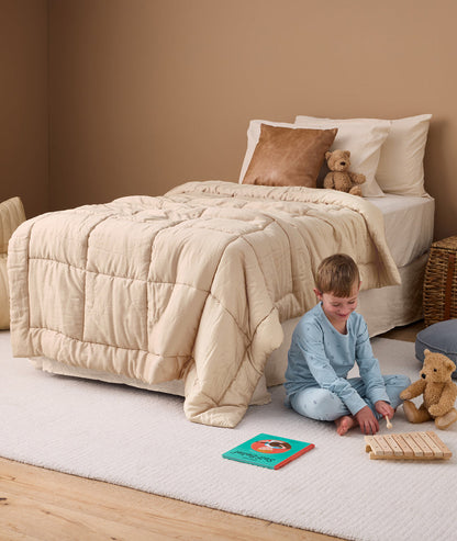 DouxNid™ – Couette Matelassée Ultra-Douce 4 Saisons