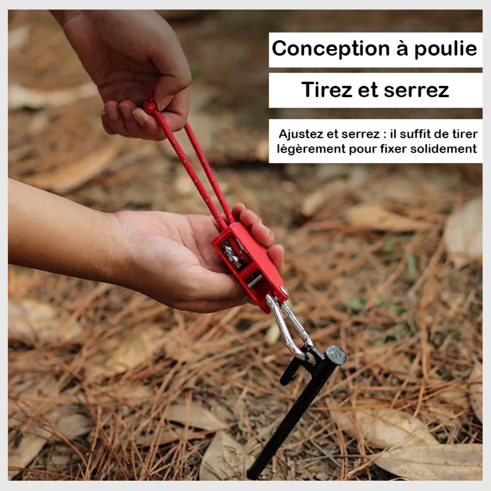 CampFix™ – Corde Ajustable Haute Résistance