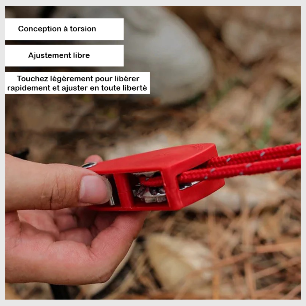 CampFix™ – Corde Ajustable Haute Résistance